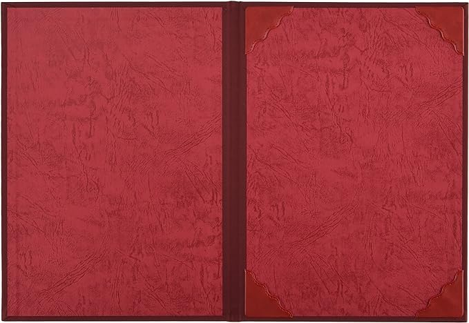 ナカバヤシ 証書ファイル 布クロス貼りタイプ A4判 FSH-A4R 赤