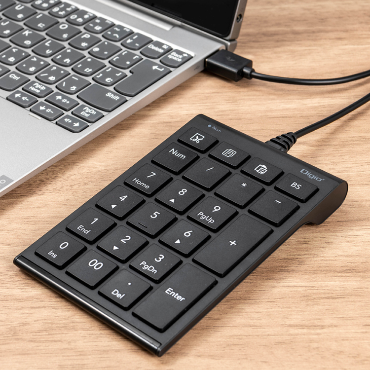 USB有線テンキー/ブラック TNK-SU238BK (tm)