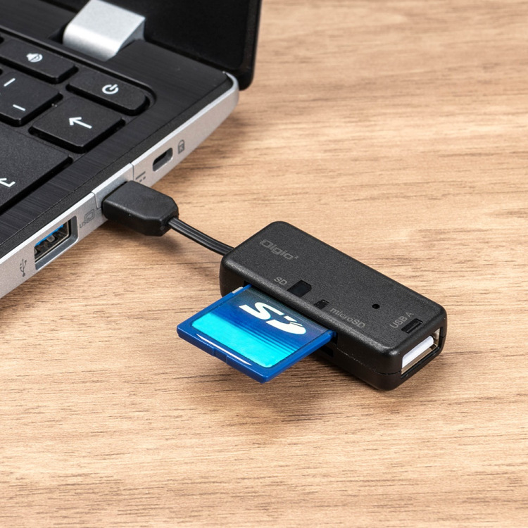 変換アダプタ付 USB2Type-CSDカードRW/ブラック CRW-CSD90BK (tm)