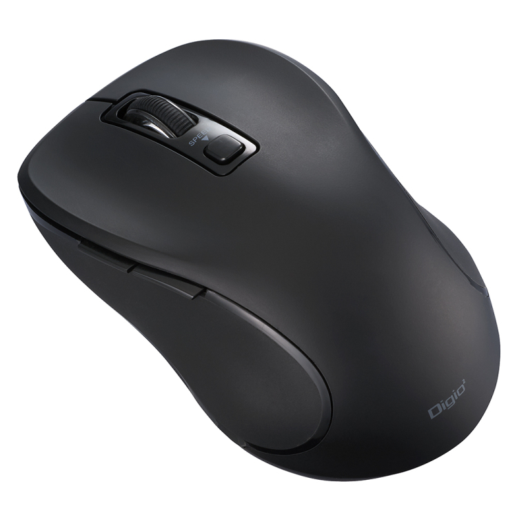 BT5静音 5ボタン BlueLEDマウス/ブラック MUS-BKF215BK (tm)