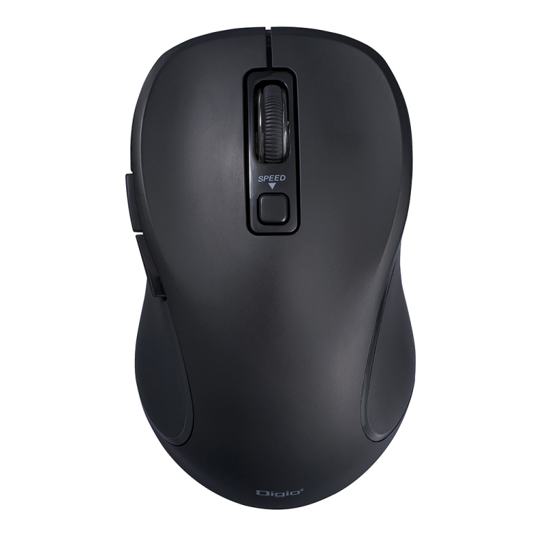 BT5静音 5ボタン BlueLEDマウス/ブラック MUS-BKF215BK (tm)