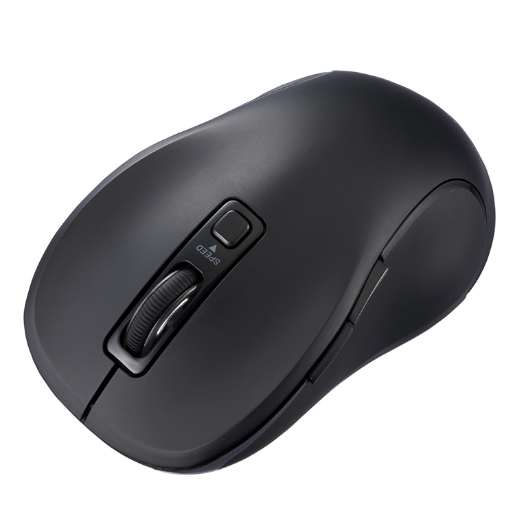 BT5静音 5ボタン BlueLEDマウス/ブラック MUS-BKF215BK (tm)