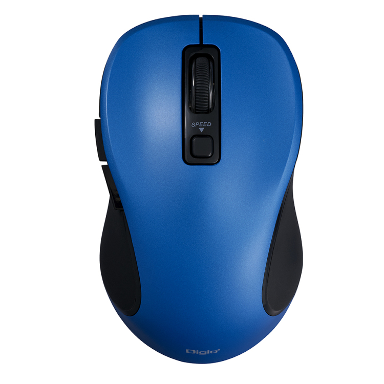 BT5静音 5ボタン BlueLEDマウス/ブルー MUS-BKF215BL (tm)