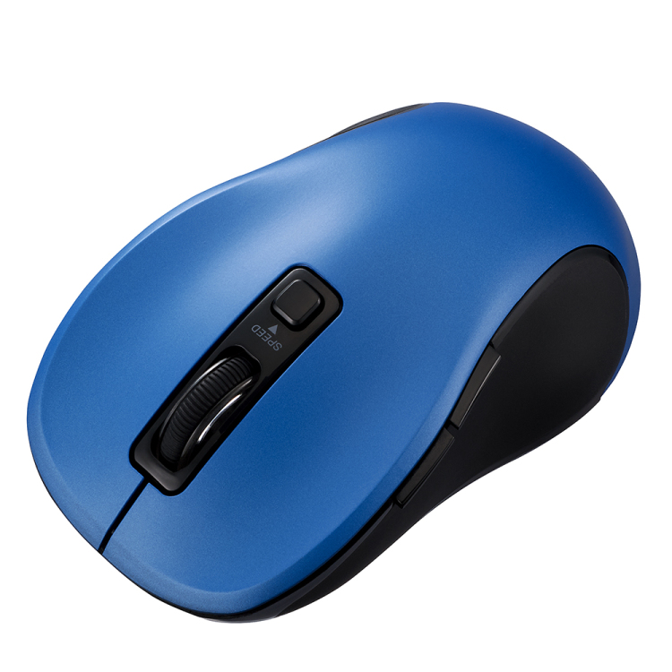 BT5静音 5ボタン BlueLEDマウス/ブルー MUS-BKF215BL (tm)
