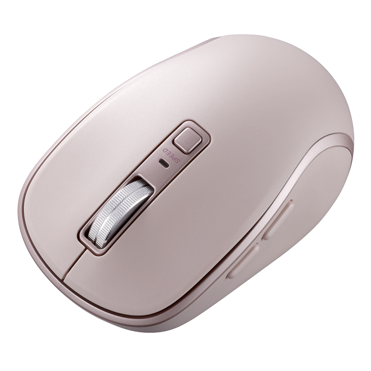 BT5静音 5ボタン BlueLEDマウス/ピンク MUS-BKF217P (tm)