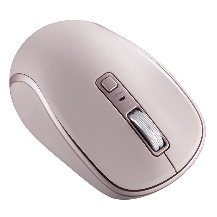 BT5静音 5ボタン BlueLEDマウス/ピンク MUS-BKF217P (tm)