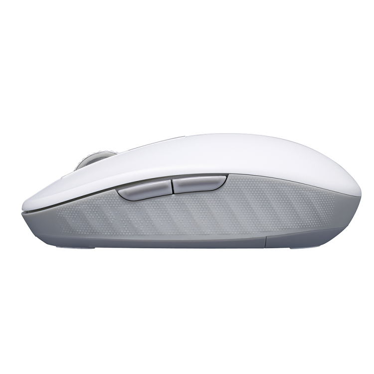 無線静音 5ボタン BlueLEDマウス/ホワイト MUS-RKF218W (tm)