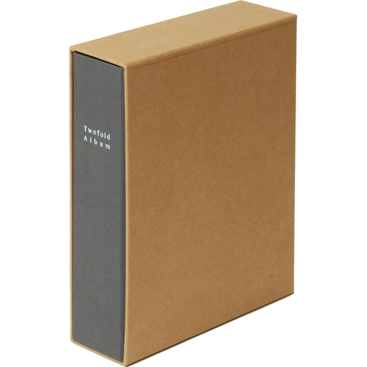 ポケットアルバム ナカバヤシ 折りたたみアルバム/布表紙/L判4面160枚 ア-TPL-161-N グレー