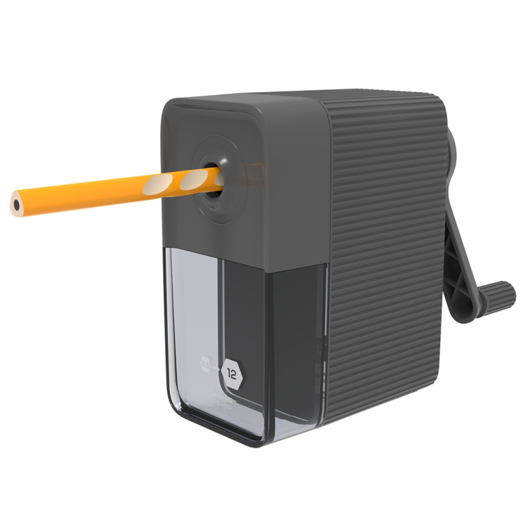 太い鉛筆も削れる手動鉛筆削り/ブラック DPS-H501BK