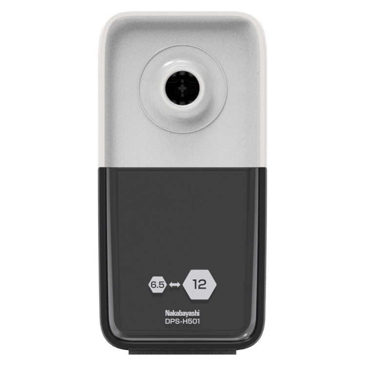 太い鉛筆も削れる手動鉛筆削り/ホワイト DPS-H501WH