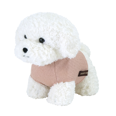 サンレモン アミコケーン ぬいぐるみ M ビションフリーゼ