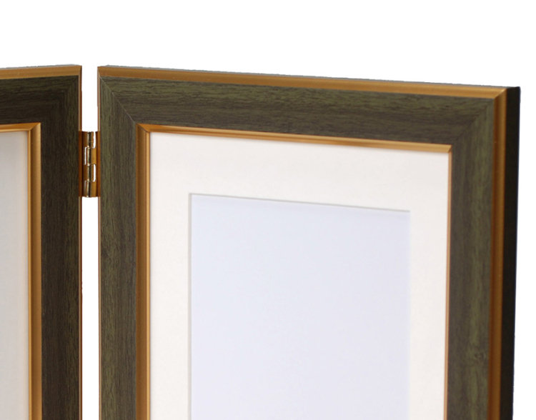 万丈　ダブルフレームベーシック　六切判　グリーン