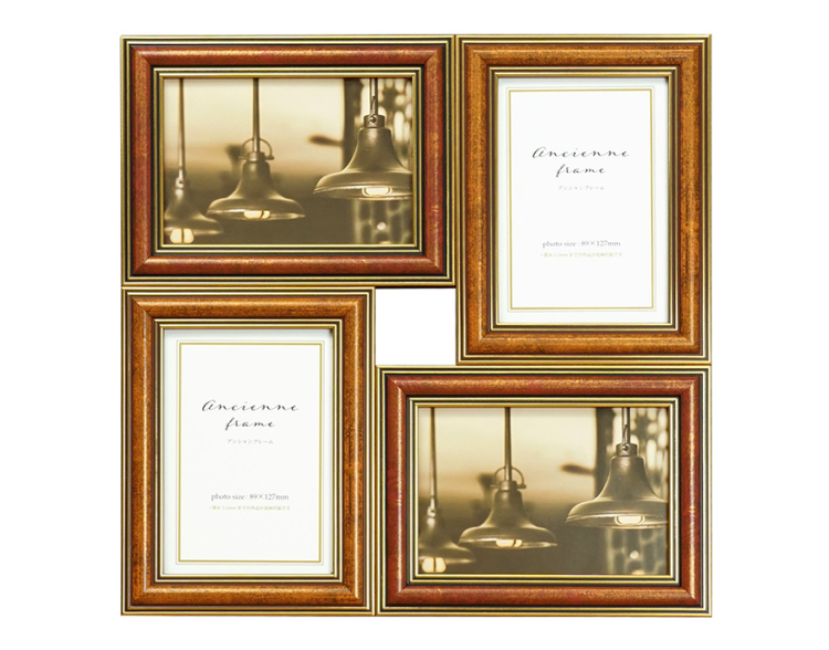 万丈 アンシャンフレーム 4面L判 CA&RE