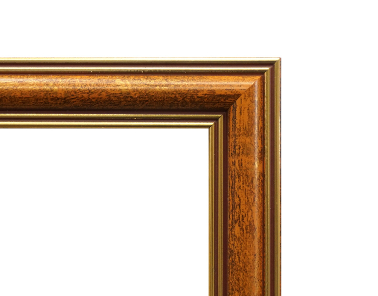 万丈 タテ・ヨコ自在フレーム 2L/ハガキ判 キャメル