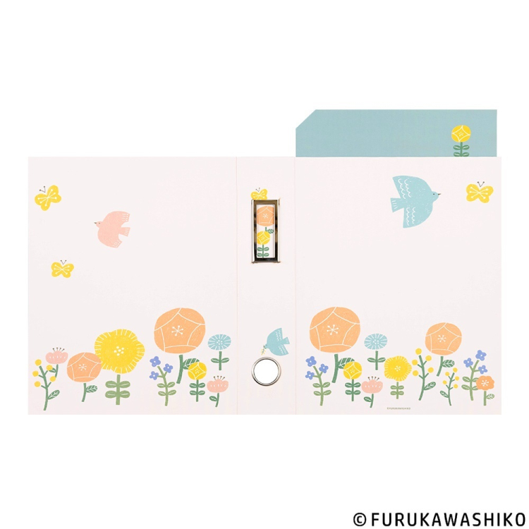 ライフスタイルツールファイルB5/古川紙工 花 LST-FB5FS2