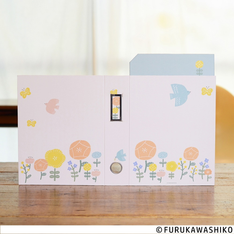 ライフスタイルツールファイルB5/古川紙工 花 LST-FB5FS2