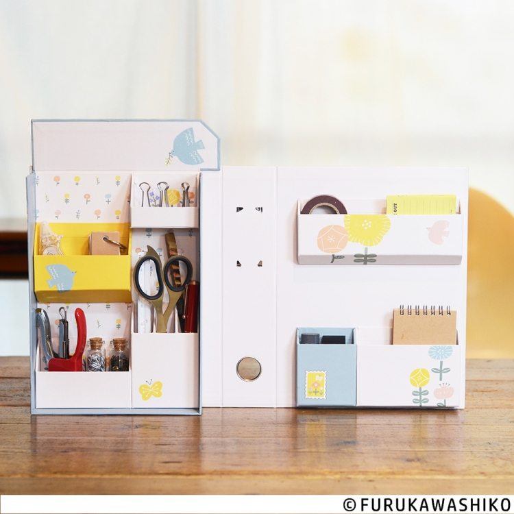 ライフスタイルツールファイルB5/古川紙工 花 LST-FB5FS2