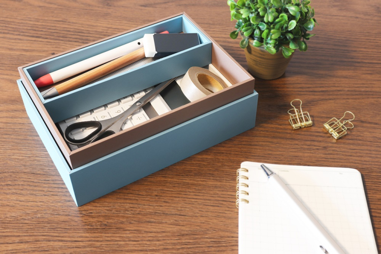 ココバコ/お道具箱タイプ/ブルー KBK-401-BL