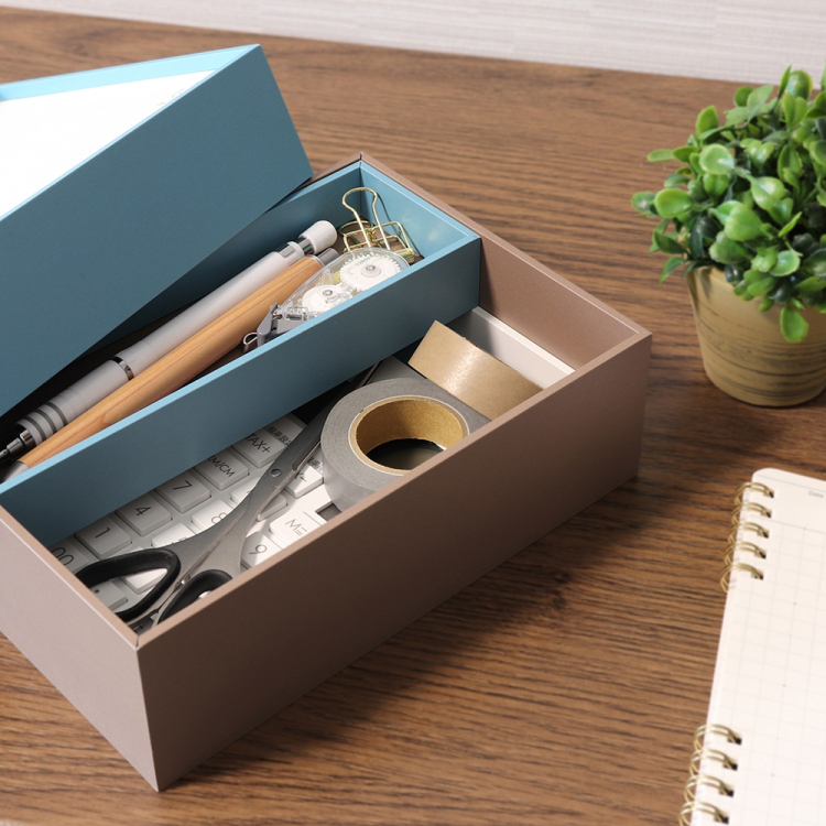 ココバコ/お道具箱タイプ/ブルー KBK-401-BL