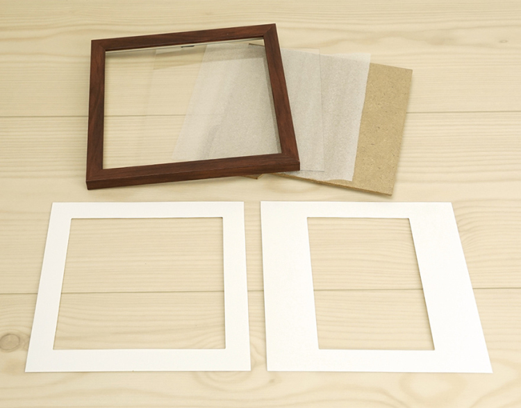 万丈　3WAYましかくフレーム　15角　シルバー