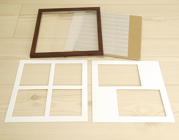 万丈 3WAYましかくフレーム 20角 ブラック