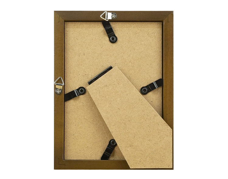 万丈 ウッドフレーム フルール L判 ダークブラウン