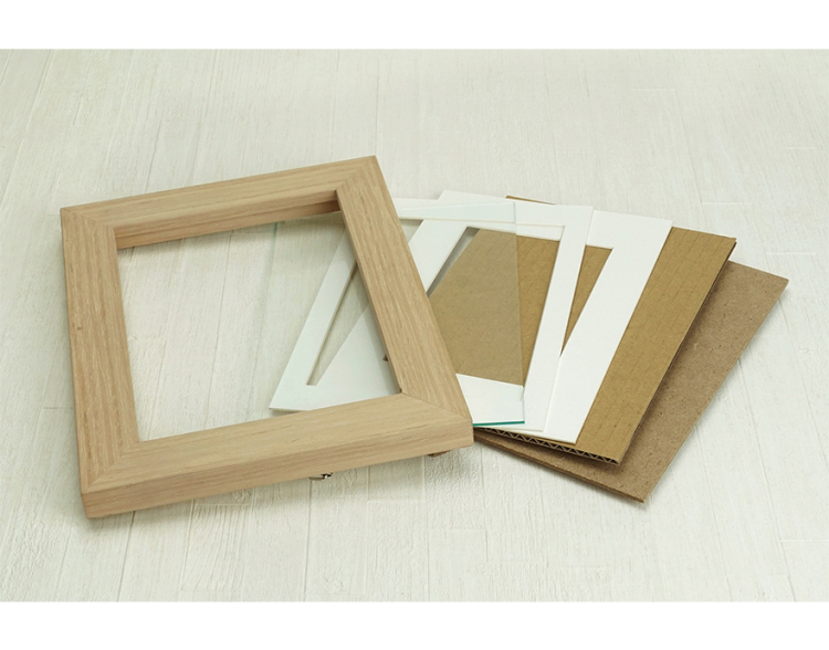 万丈　木製フレームオーク3サイズ兼用　ホワイト