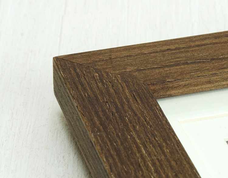 万丈 木製フレームオーク3サイズ兼用 ブラウン