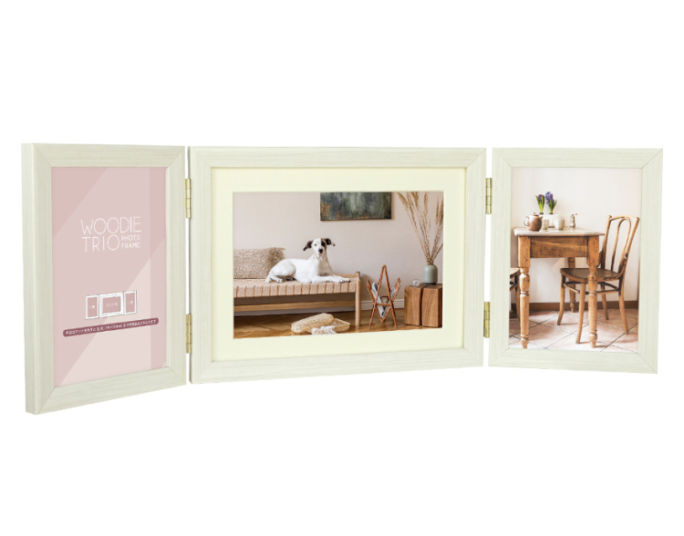 万丈　ウッディトリオ　2L/ポスト/L　WH