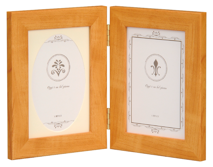 万丈 KPフレーム ペアL判タテ ナチュラル