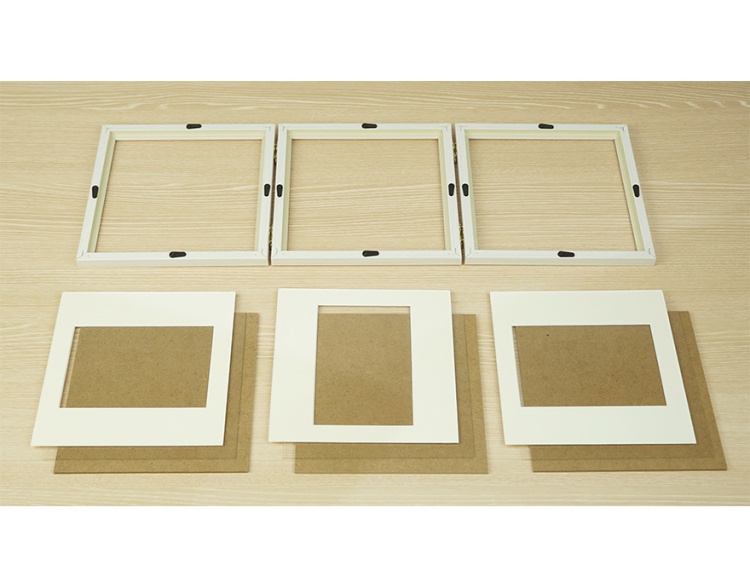 万丈 ウッディトリオ 15角/L WH