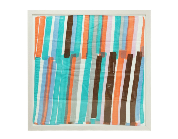 万丈 ハンカチ額 50角 ホワイト