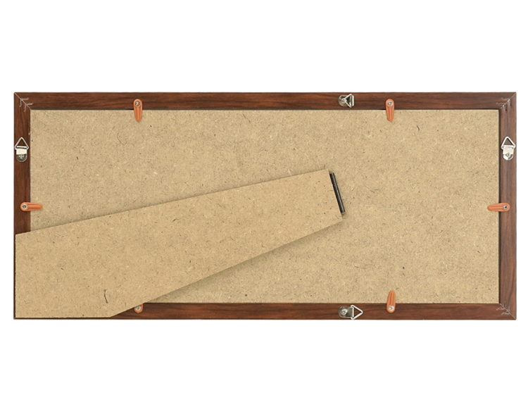 万丈 ミニ色紙3面額 ブラウン