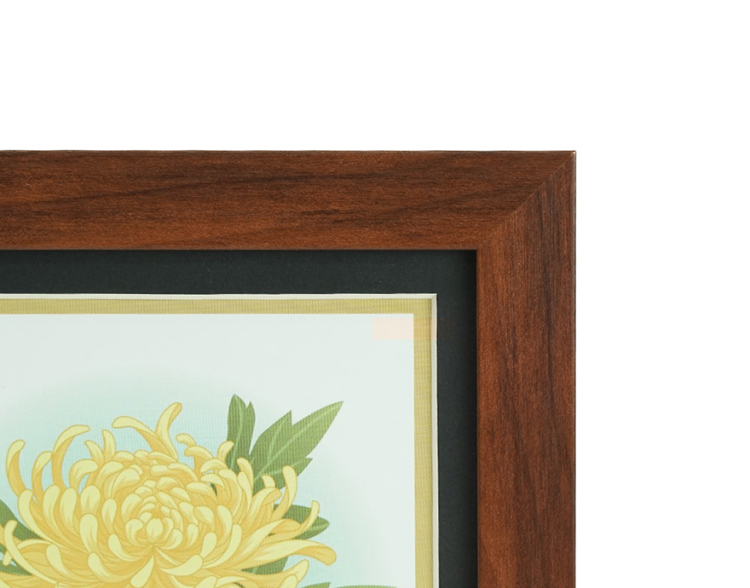 万丈 ミニ色紙3面額 ブラウン