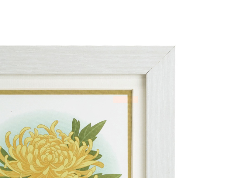 万丈 ミニ色紙3面額 ホワイト