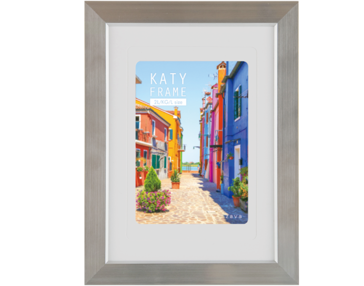 万丈 ケイティフレーム 2L判 シルバー