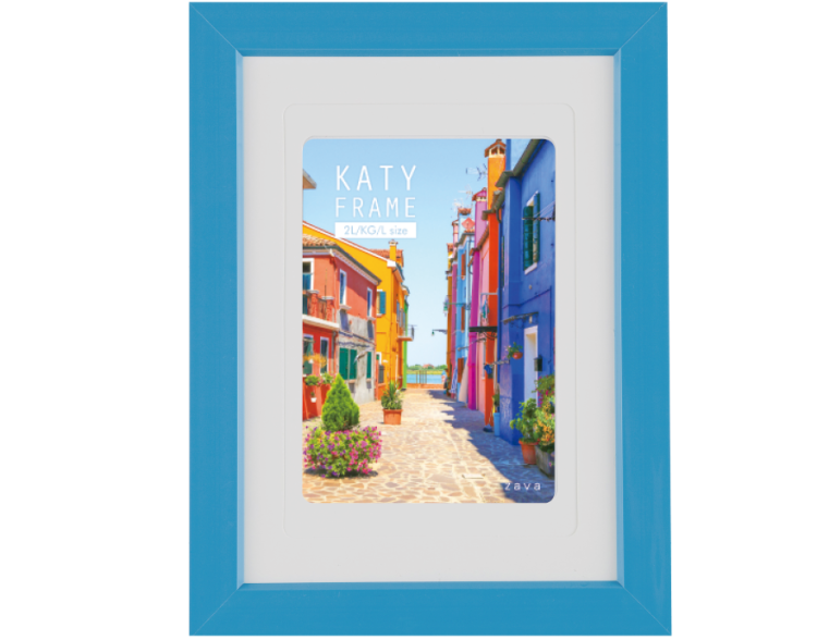 万丈 ケイティフレーム 2L判 ブルー