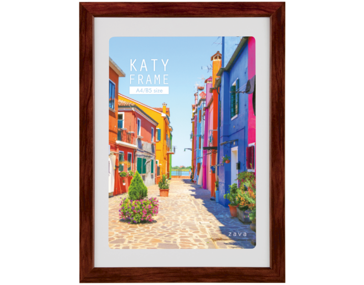 万丈 ケイティフレーム A4判 ブラウン