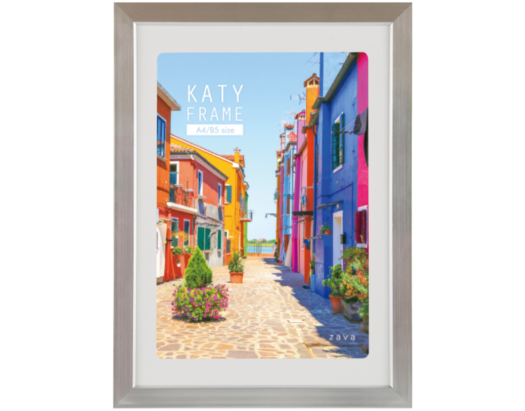 万丈 ケイティフレーム A4判 シルバー