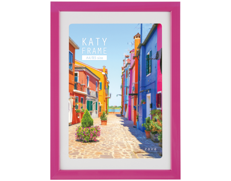 万丈　ケイティフレーム　A4判　ピンク