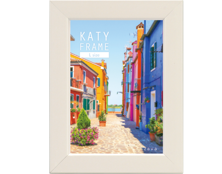 万丈　ケイティフレーム　L判　ホワイト