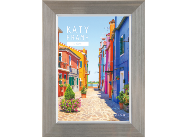 万丈　ケイティフレーム　L判　シルバー