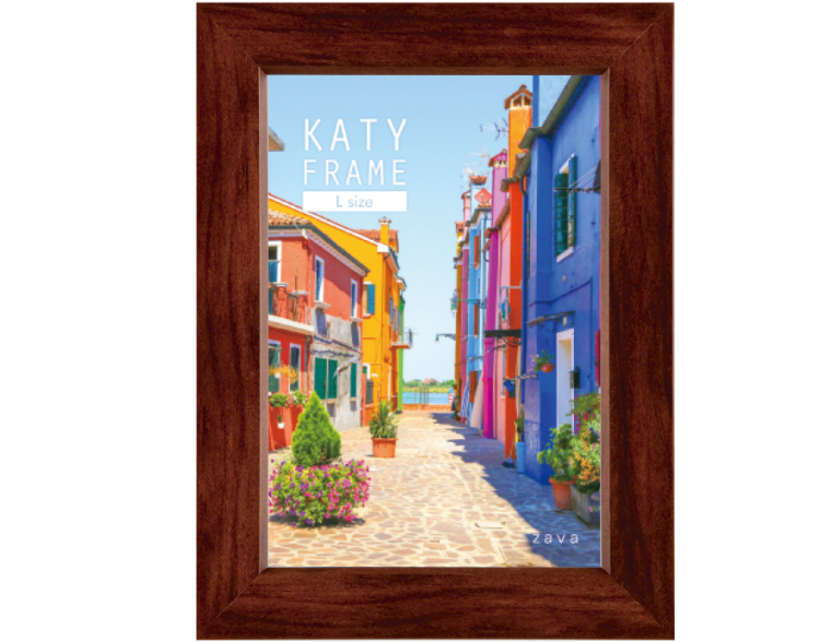 万丈 ケイティフレーム L判 ブラウン