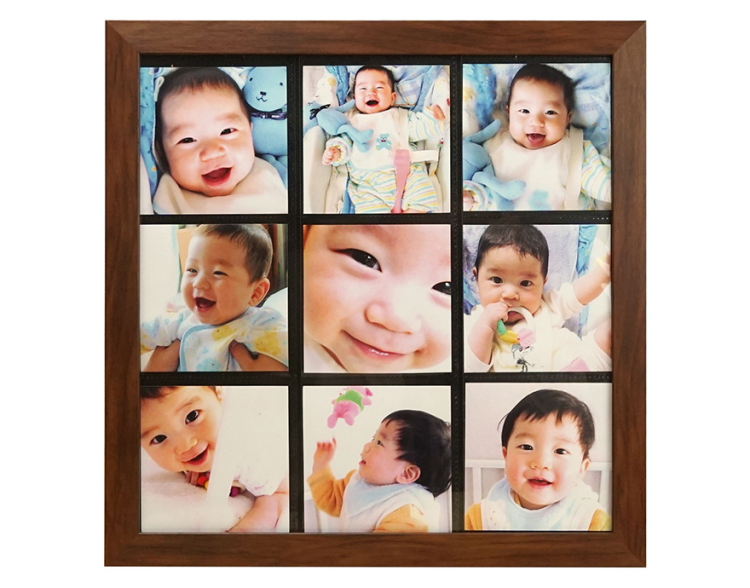 万丈　ましかくフレーム414アルバム台紙付　ブラウン