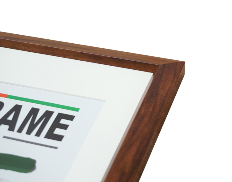 万丈　フォトフレームA4・ワイド四切・多窓兼用　ブラウン