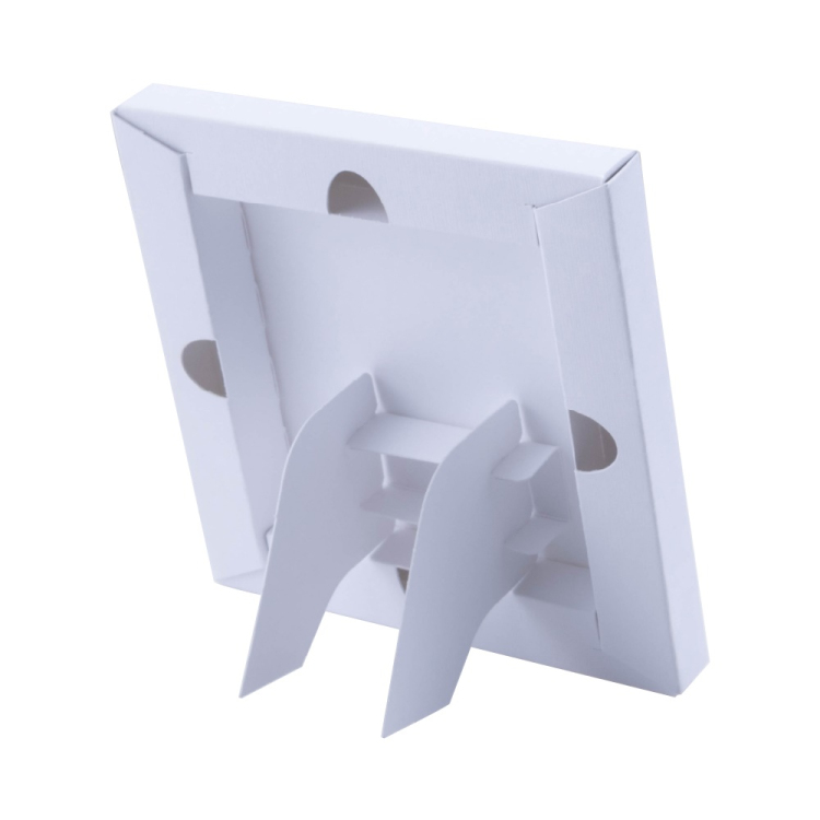 紙製組み立てキャンバス130×130mm2枚セット/ホワイト PAC-1313-2PWH