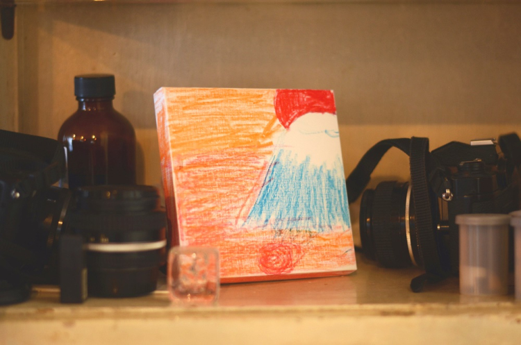 紙製組み立てキャンバス130×130mm2枚セット/ホワイト PAC-1313-2PWH