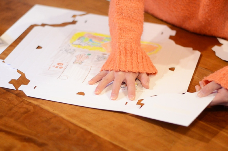 紙製組み立てキャンバス130×130mm2枚セット/ホワイト PAC-1313-2PWH