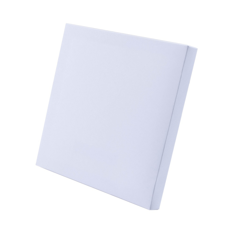 紙製組み立てキャンバス210×210mm2枚セット/ホワイト PAC-2121-2PWH