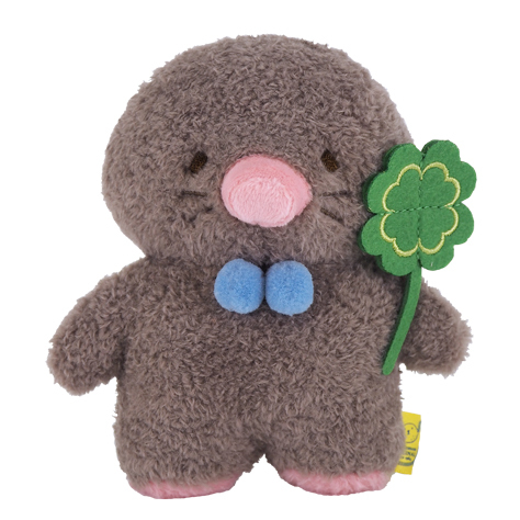 サンレモン　ふわふわたっとん ぬいぐるみ S もぐら BR